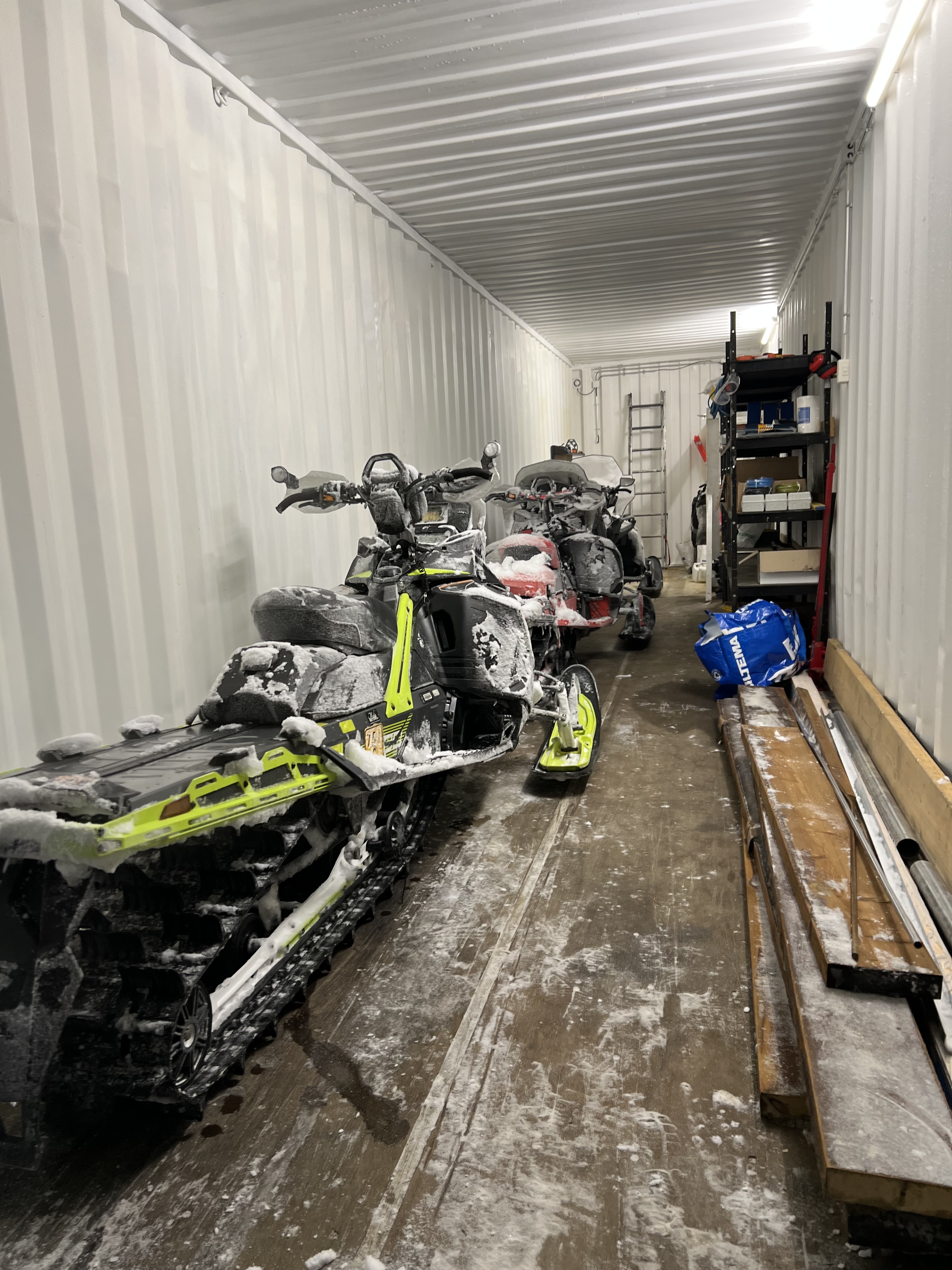 Kelkkavarasto Inarissa