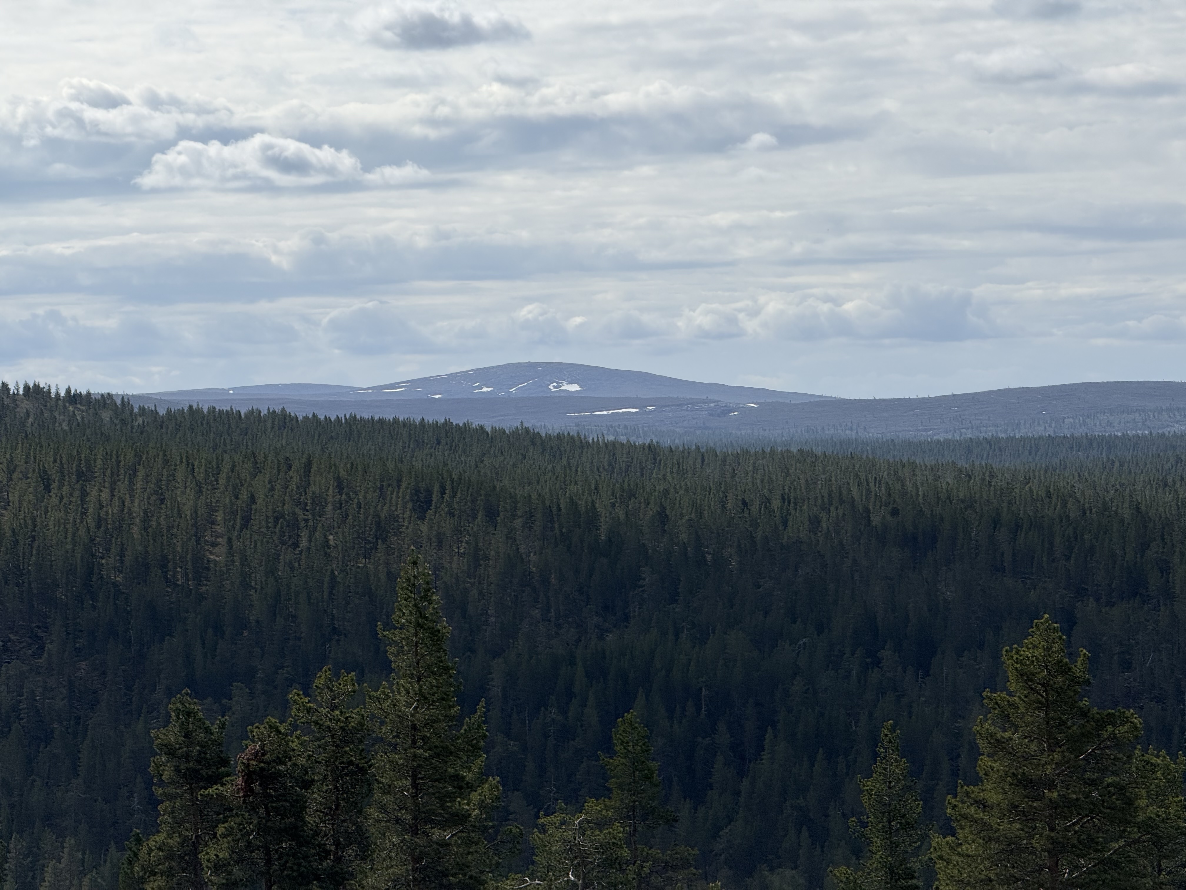 Varikkoalue Saariselällä